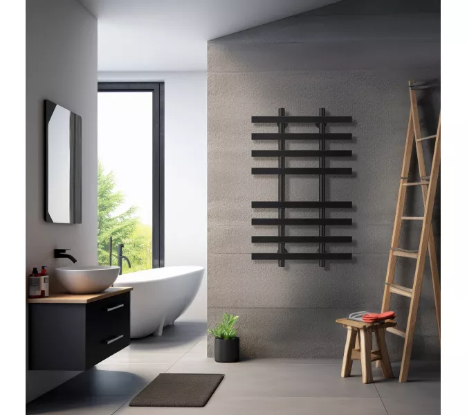 Полотенцесушитель Secado Понтида 4  электрический L/R  хром, Выбрать размер: 50х60, Ориентация: левая, изображение 2