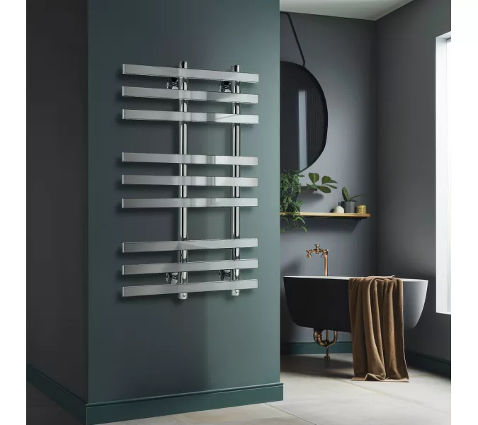 Полотенцесушитель Secado Понтида 3 электрический L/R хром, Выбрать размер: 50х60, Ориентация: левая, изображение 2