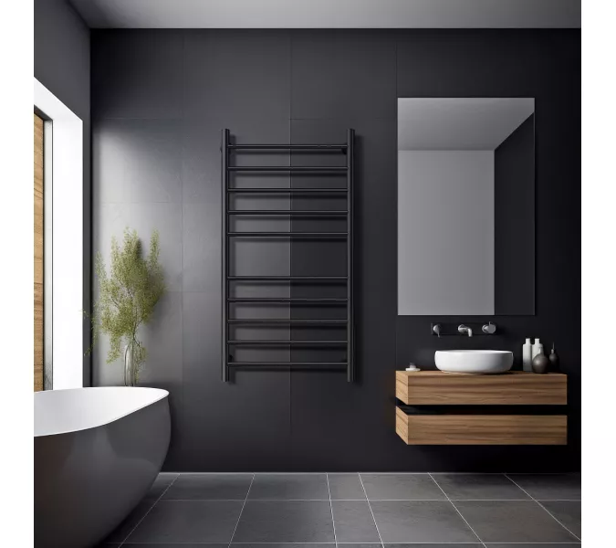 Полотенцесушитель Secado Триада 4 электрический L/R хром, Выбрать размер: 40х60, Ориентация: левая, изображение 3