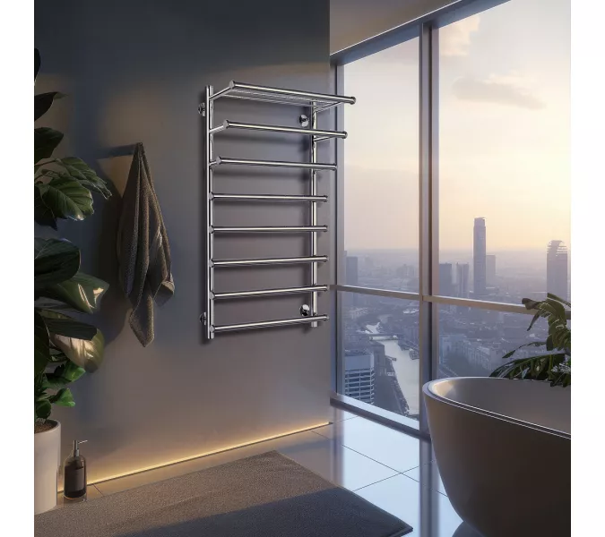 Полотенцесушитель Secado Турин 6 , электрический L/R хром, Выбрать размер: 50х60, Ориентация: левая