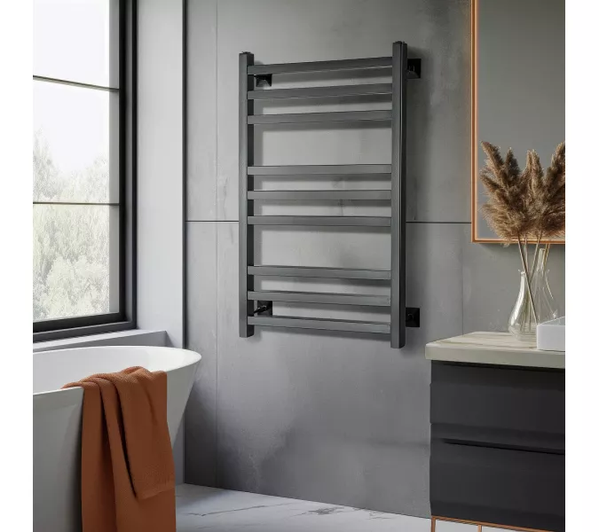 Полотенцесушитель Secado Корато 3 электрический L/R черный матовый, Выбрать размер: 40х60, Ориентация: левая, изображение 2
