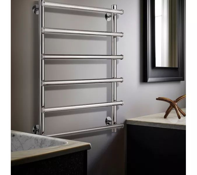 Полотенцесушитель Secado Турин 1 электрический L/R  хром, Выбрать размер: 50х60, Ориентация: левая, изображение 2