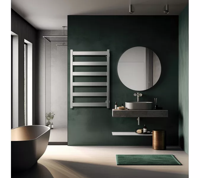 Полотенцесушитель Secado Комано 1 электрический L/R хром, Выбрать размер: 40х60, Ориентация: левая, изображение 2