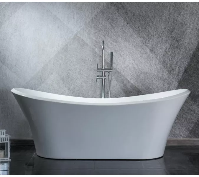 Ванна акриловая Frank F6104 White  170х75, Выбрать цвет: Белый, изображение 6