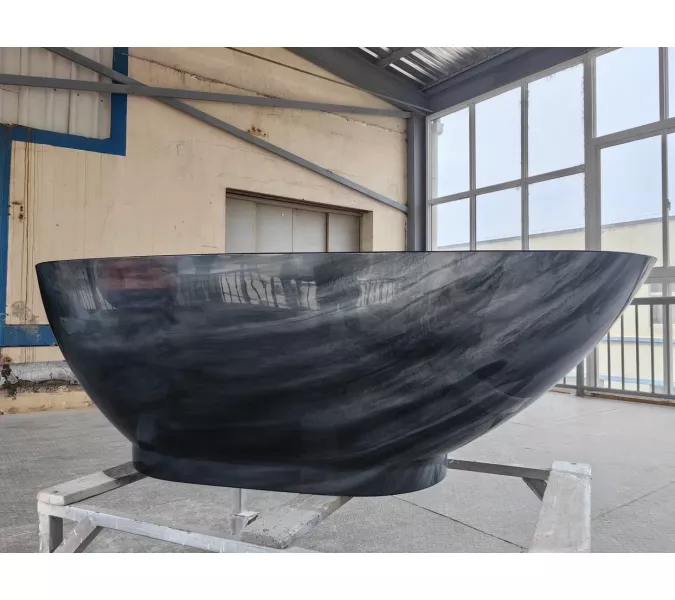 Ванна акриловая Frank F181 Обсидиан 180х85, изображение 3