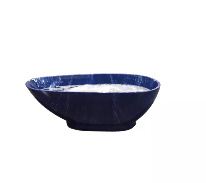 Ванна акриловая Frank F180 Морское свечение 180х85, изображение 2