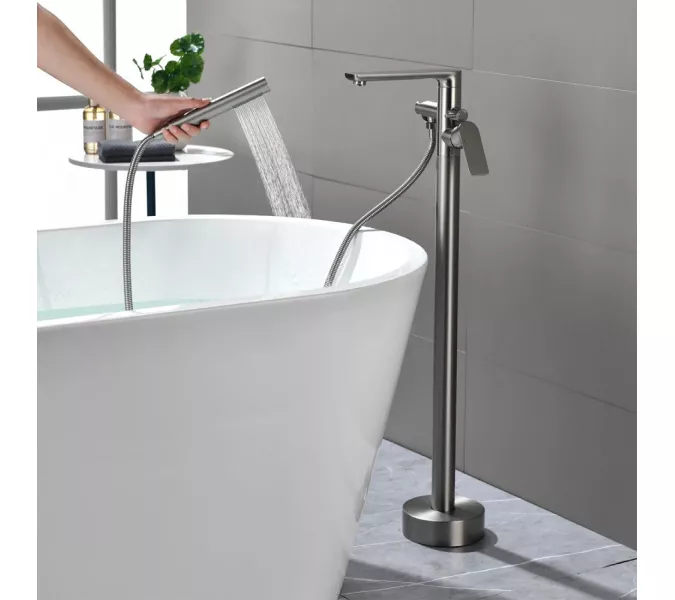 Напольный смеситель Frank F2066Chrom, Выбрать цвет: Хром, изображение 2