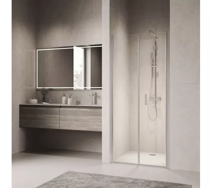 Душевая дверь RGW PA-104, Цвет стекла: прозрачное, Цвет профиля (вариация): Хром, Выбрать размер: 80