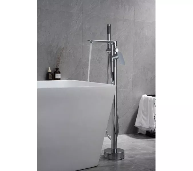 Напольный смеситель Frank F2066Chrom, Выбрать цвет: Хром, изображение 3