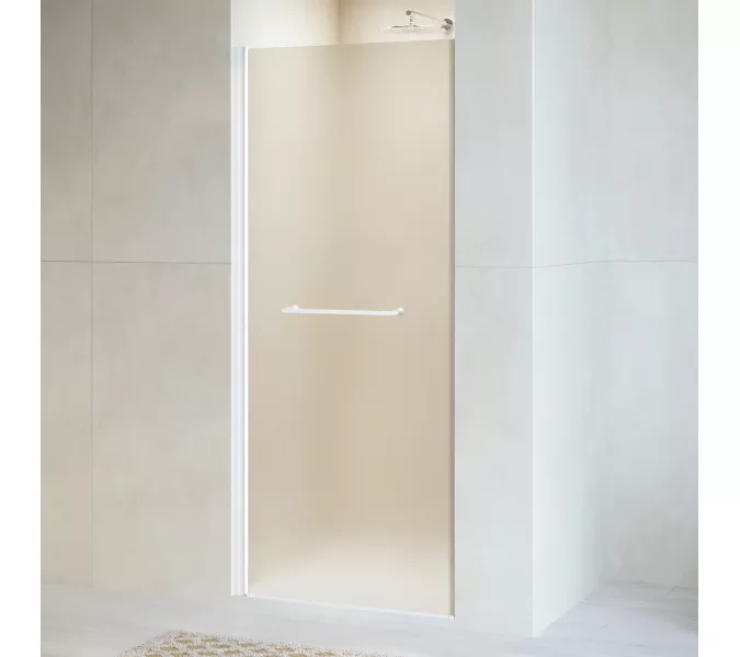 Душевая дверь RGW PA-103W матовое стекло, Цвет стекла: матовое, Цвет профиля (вариация): Белый, Выбрать размер: 90