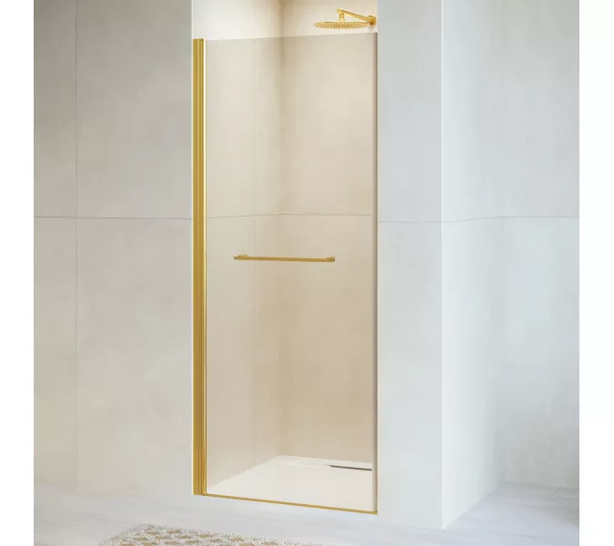Душевая дверь RGW PA-103Gb прозрачное  стекло, Цвет стекла: прозрачное, Цвет профиля (вариация): Золото, Выбрать размер: 90