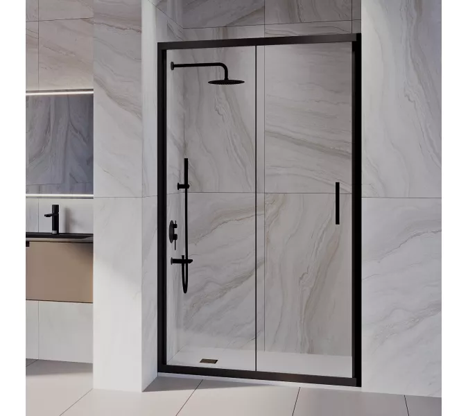 Душевая дверь RGW PA-21B, Цвет профиля (вариация): Черный, Выбрать размер: 90, изображение 2
