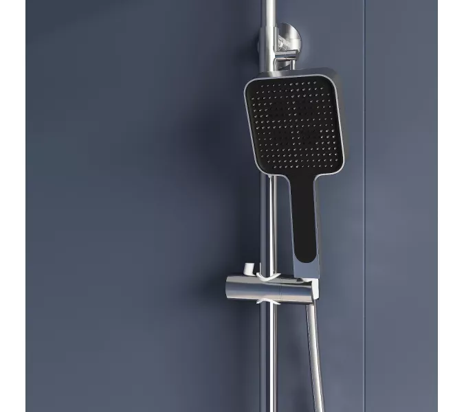 Душевая стойка  RGW SP-34 с термостатом, Выбрать цвет: Хром, изображение 6