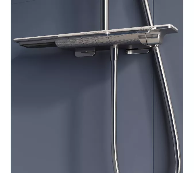 Душевая стойка  RGW SP-34 с термостатом, Выбрать цвет: Хром, изображение 8