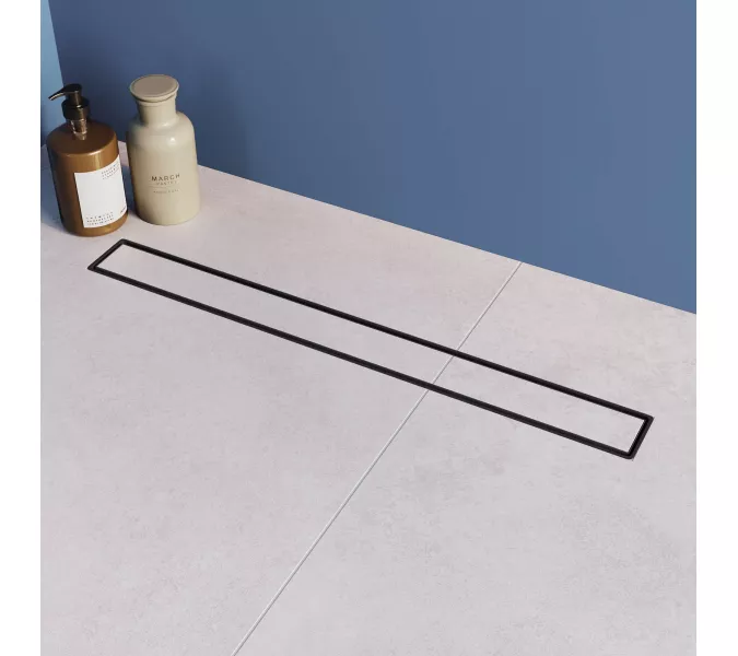 Душевой лоток RGW Drain Leo-31 черный, Выбрать цвет: Чёрный, Выбрать размер: 60, изображение 2