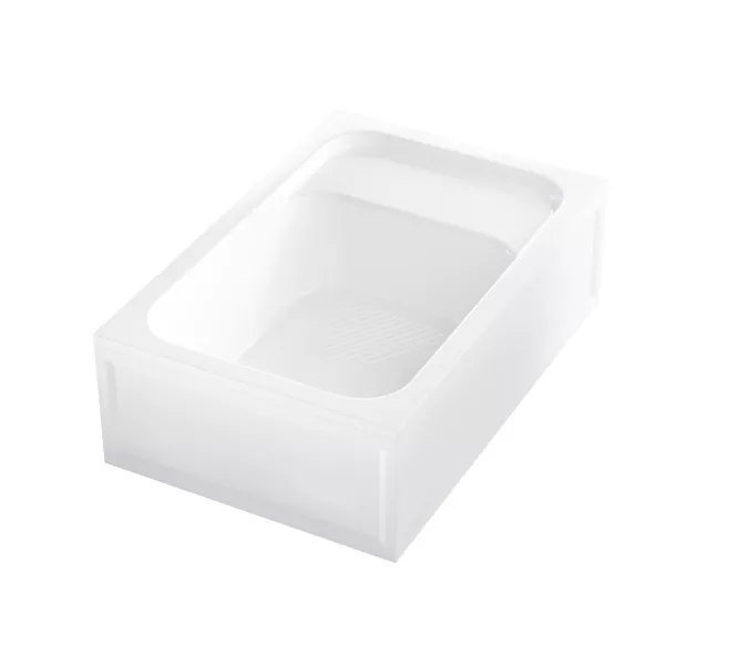 Душевой поддон прямоугольный RGW BC/L (с сиденьем), Выбрать размер: 90х120, изображение 3