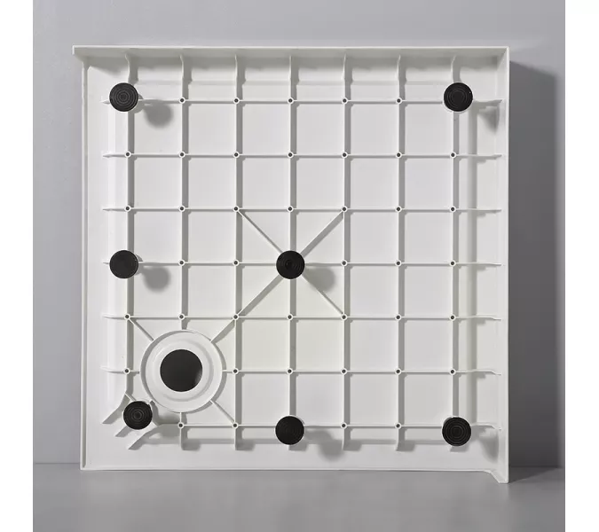 Душевой поддон квадратный RGW SMC-W Белый, Выбрать размер: 80х80, изображение 12