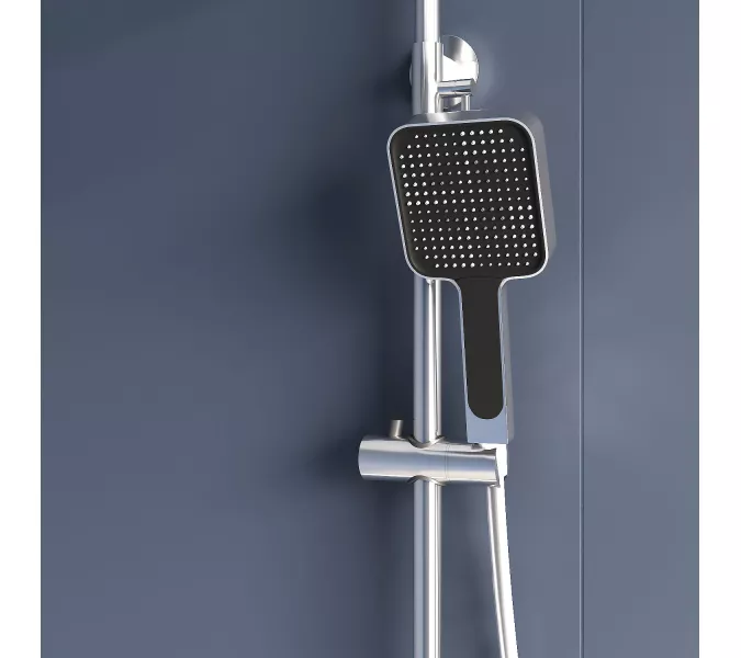 Душевая стойка RGW SP-35 с термостатом, Выбрать цвет: Хром, изображение 6