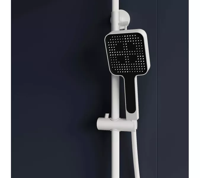 Душевая стойка RGW SP-35W с термостатом, Выбрать цвет: Белый, изображение 6