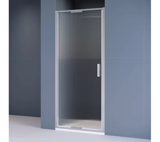 Душевая дверь RGW SV-05 Хром/Ribbed, Цвет стекла: ребристое, Цвет профиля (вариация): Хром, Выбрать размер: 90