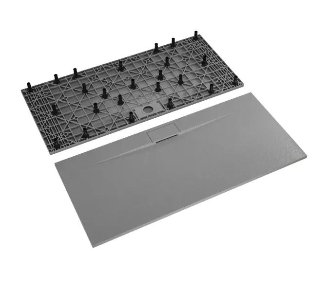 Душевой поддон прямоугольный RGW TKS-Gr Серый, Выбрать цвет: Серый, Тип поддона: Низкий, Выбрать размер: 80х200, изображение 10