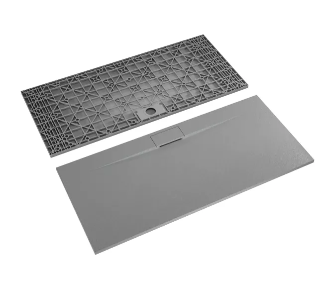 Душевой поддон прямоугольный RGW TKS-Gr Серый, Выбрать цвет: Серый, Тип поддона: Низкий, Выбрать размер: 80х200, изображение 4