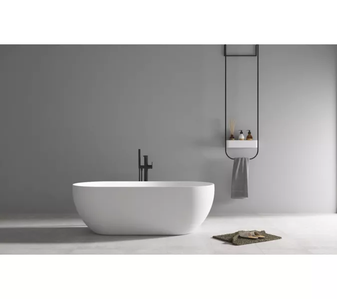 Акриловая ванна ABBER AB9241MW белая матовая 170*80, Выбрать цвет: Белый матовый, изображение 8