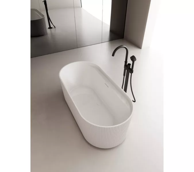 Акриловая ванна ABBER AB9444MW белая матовая, изображение 8
