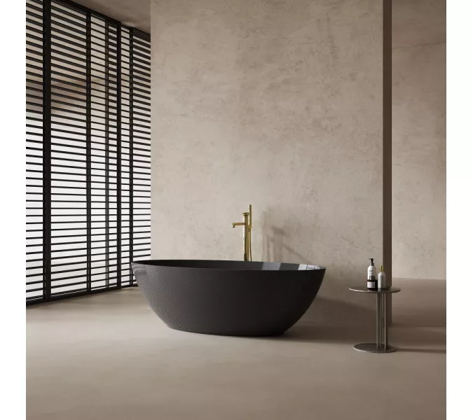 Карбоновая ванна ABBER Karbon AK9002-1.8 черная  180х85, изображение 4