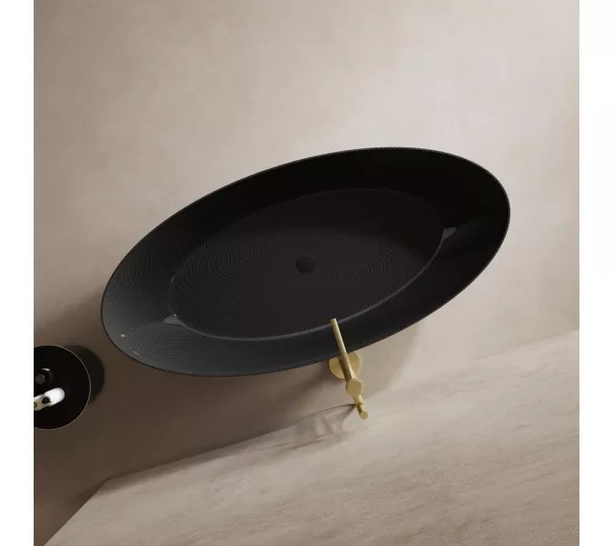 Карбоновая ванна ABBER Karbon AK9002-1.8 черная  180х85, изображение 6