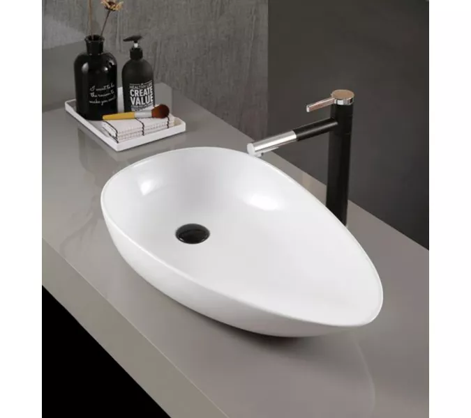 Раковина накладная ABBER Bequem AC2117 белая, Выбрать цвет: Белый, изображение 5