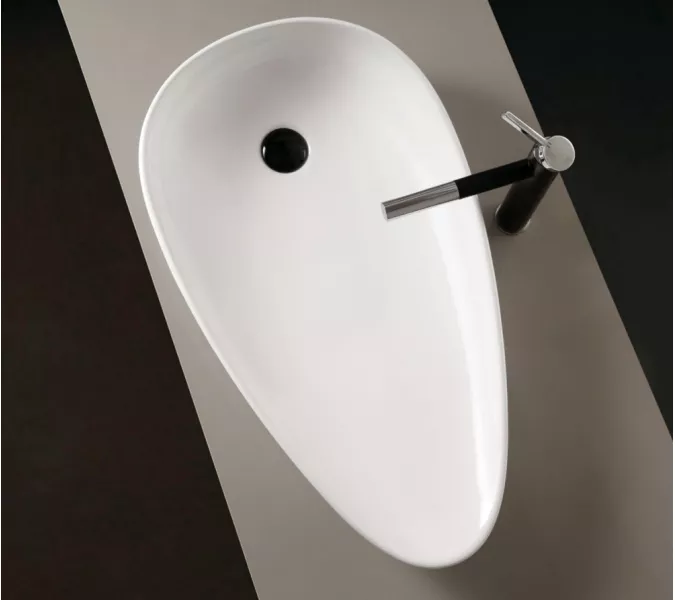 Раковина накладная ABBER Bequem AC2117MW белая матовая, Выбрать цвет: Белый матовый, изображение 2