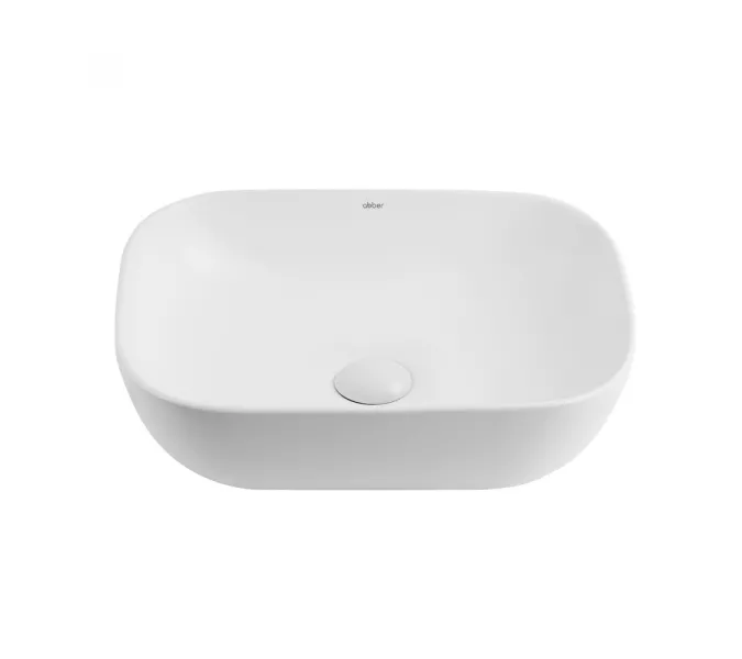 Раковина накладная ABBER Rechteck AC2200MW белая матовая, Выбрать цвет: Белый матовый, изображение 2