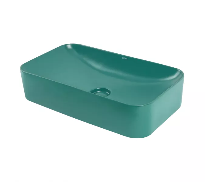 Раковина накладная ABBER Rechteck AC2204MBG зеленая матовая, Выбрать цвет: Зеленый