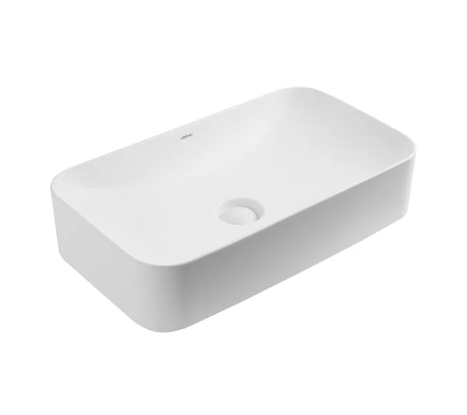 Раковина накладная ABBER Rechteck AC2204MW белая матовая, Выбрать цвет: Белый матовый