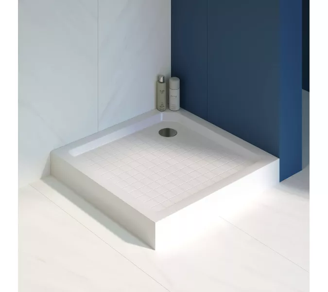 Душевой поддон квадратный RGW SMC-W Белый, Выбрать размер: 80х80, изображение 2