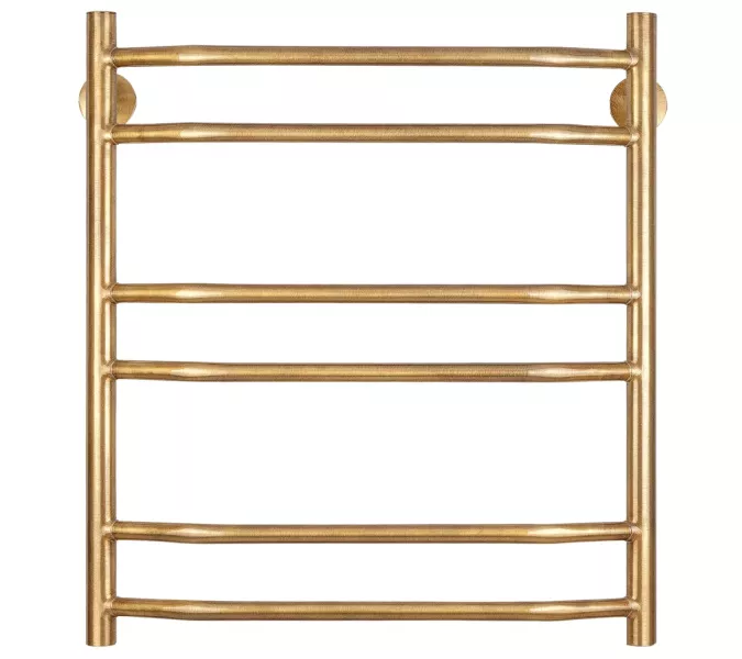 Полотенцесушитель латунный Secado Агата 4 ,электрический L/R бронза, Выбрать размер: 40х60, Ориентация: левая