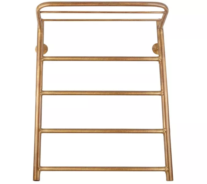 Полотенцесушитель латунный Secado Триада 4 , с полочкой , электрический L/R  бронза, Выбрать размер: 40х60, Ориентация: левая