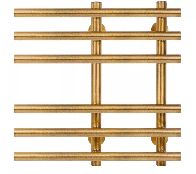 Полотенцесушитель латунный Secado Турин 3 , электрический L/R  бронза, Выбрать размер: 50х60, Ориентация: левая