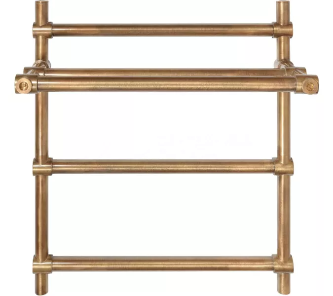 Полотенцесушитель латунный Secado Флоренция 3 электрический L/R  бронза, Выбрать размер: 40х60, Ориентация: левая