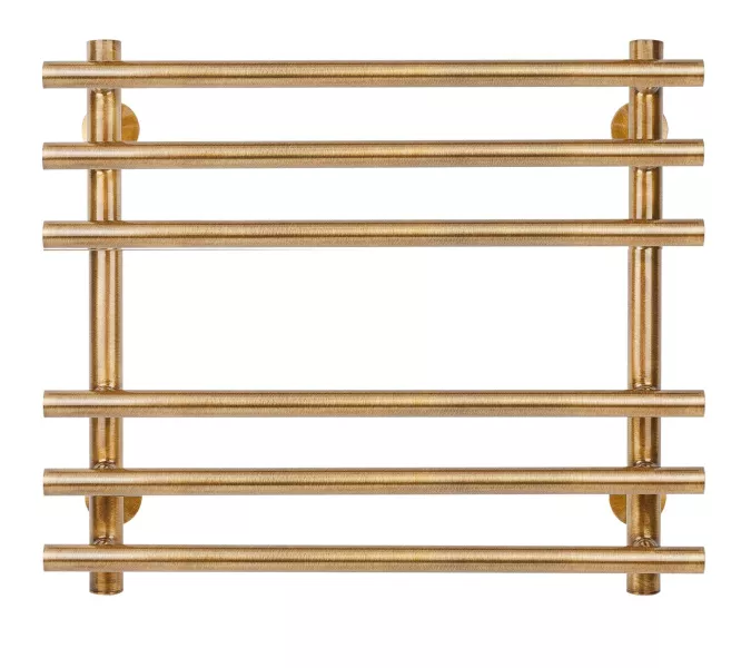 Полотенцесушитель латунный Secado Турин плюс ,электрический L/R  бронза, Выбрать размер: 50х60, Ориентация: левая