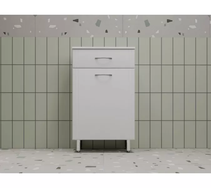 Комод ТН напольный  500 (1 ящ.,корзина) 840*500*303, изображение 3