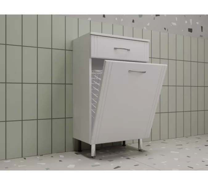 Комод ТН напольный  500 (1 ящ.,корзина) 840*500*303, изображение 4