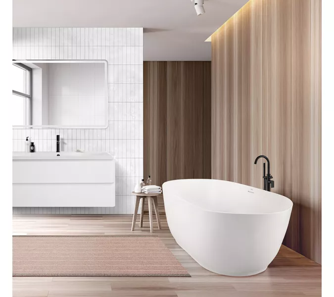 Акриловая ванна BELBAGNO BB413-1700-800-MATT, Выбрать цвет: Белый матовый, изображение 8