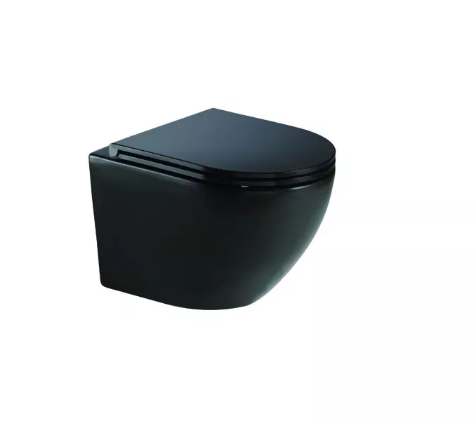 WW MERZBACH 041 XL MT-BL Унитаз подвесной, Выбрать цвет: Черный матовый