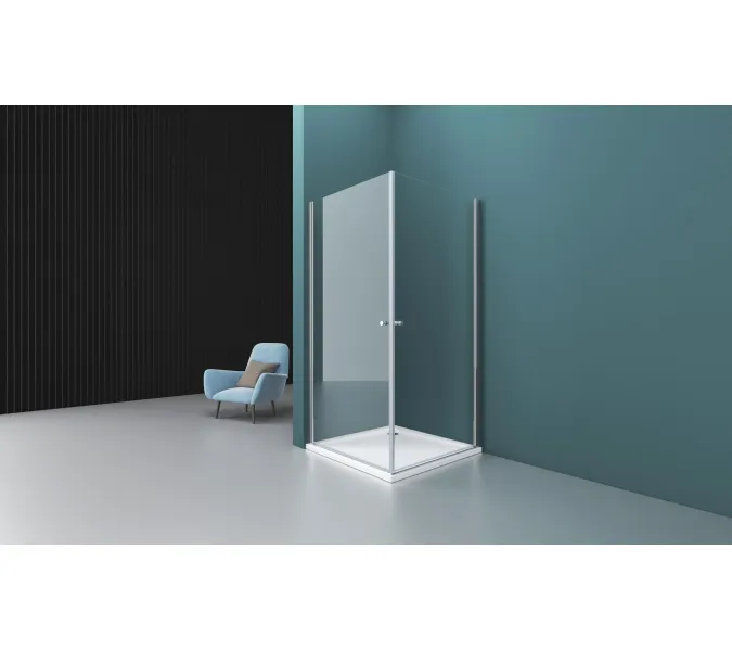 Душевой уголок BelBagno ETNA-A-2-/C-Cr, Цвет стекла: прозрачное, Цвет профиля: Хром, Выбрать размер: 70х70, изображение 9