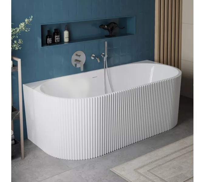 Акриловая ванна BELBAGNO BB713-1700-800, Выбрать цвет: Белый