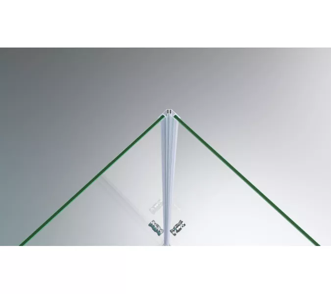 Душевой уголок BelBagno ETNA-AH-2-/-C-Cr, Цвет стекла: прозрачное, Цвет профиля: Хром, Выбрать размер: 70х100, изображение 7