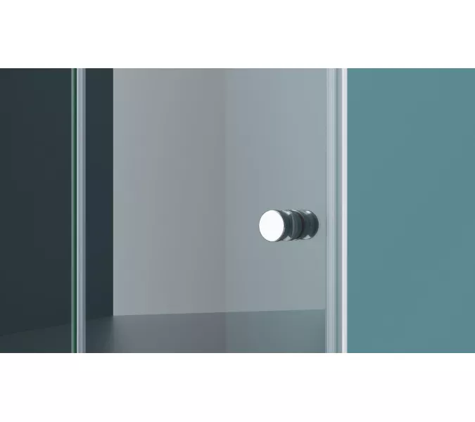 Душевая дверь BelBagno ALBANO-BS-12/-C-Cr, Цвет стекла: прозрачное, Цвет профиля: Хром, Выбрать размер: 100, изображение 2