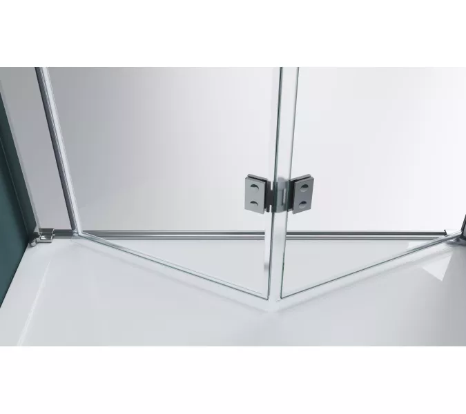 Душевая дверь BelBagno ALBANO-BS-12/-C-Cr, Цвет стекла: прозрачное, Цвет профиля: Хром, Выбрать размер: 100, изображение 3